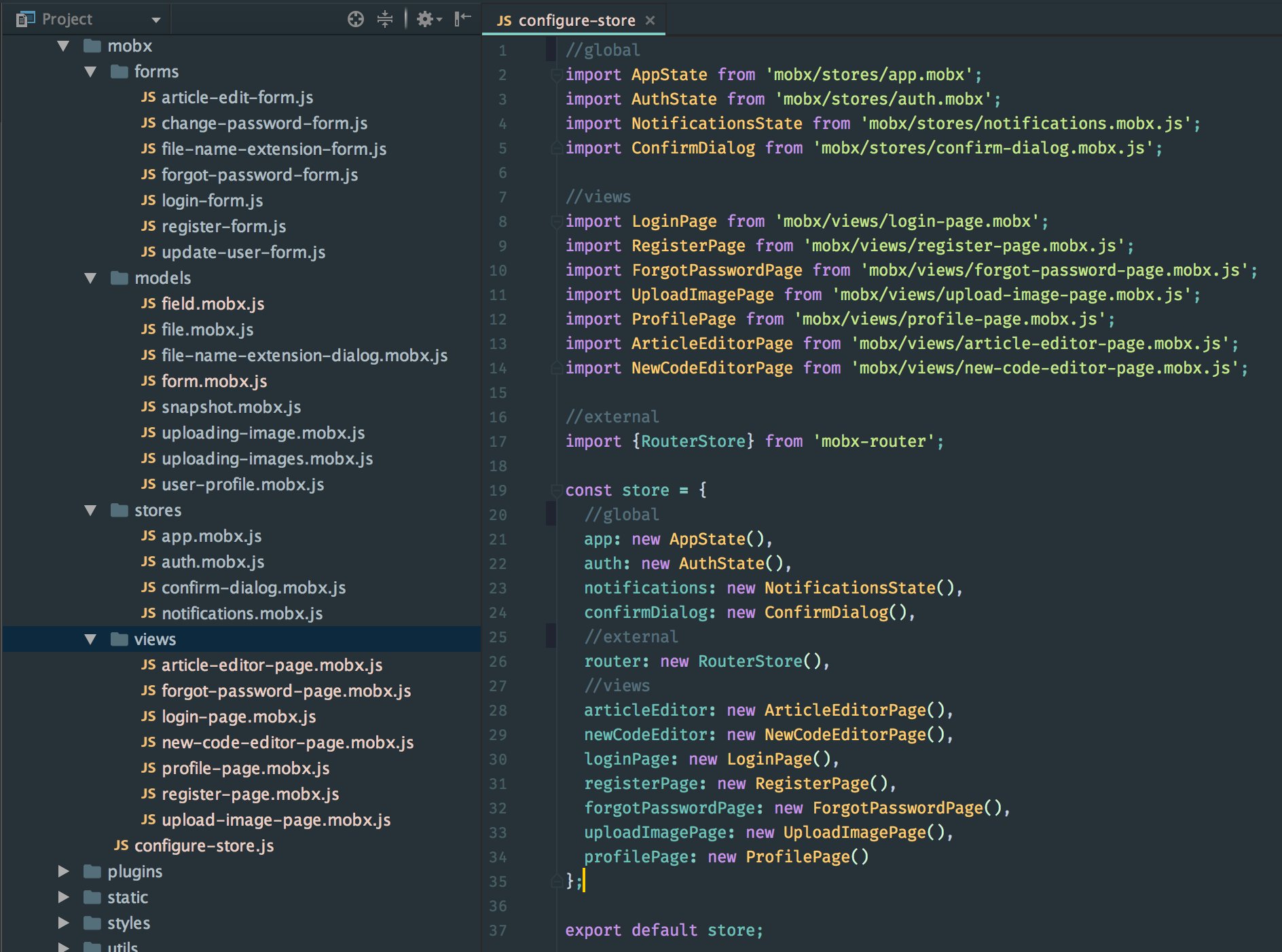 kitze 🚀 on Twitter: "Here's a sample MobX architecture from a complicated @reactjs app we're currently working on 👌 https://t.co/sFWxiXpP32" / Twitter kitze 🚀 on Twitter: "Here's a sample MobX architecture from a complicated @reactjs app we're currently working on 👌 https://t.co/sFWxiXpP32" / Twitter