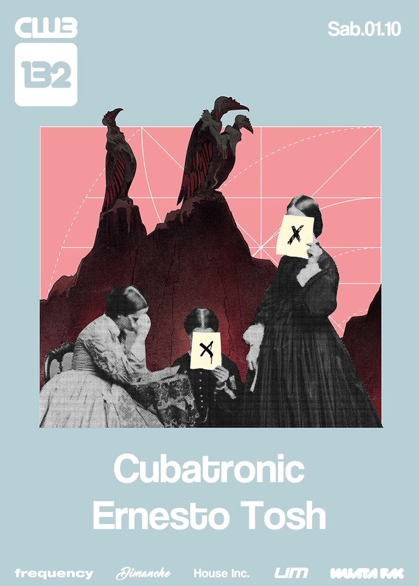 mariano_iguazu's tweet photo. Esta noche se baila en el #Club132 de la mano de #Cubatronic y @ernestotosh 
Nos vemos en la pista. https://t.co/6s08Qi0qIy
