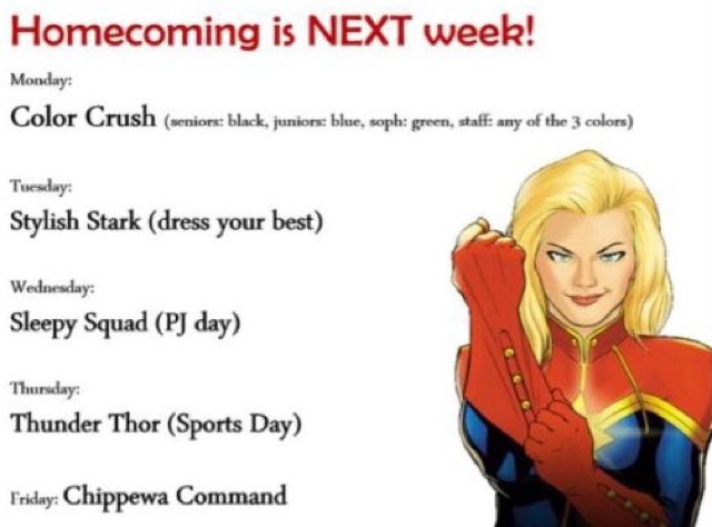 CvhsStugo's tweet photo. SPIRIT WEEK THIS WEEK https://t.co/OrJnXJNTrW