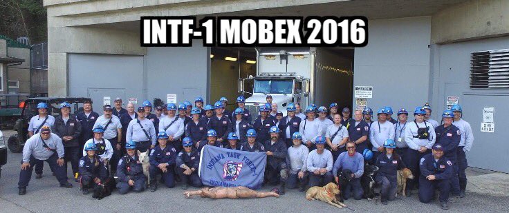 IN_Task_Force_1's tweet photo. Indiana Task Force 1 Urban Search & Rescue Team. #mobex2016 #usar #indiana #rescue #SAR https://t.co/ALN0SaZ6m7