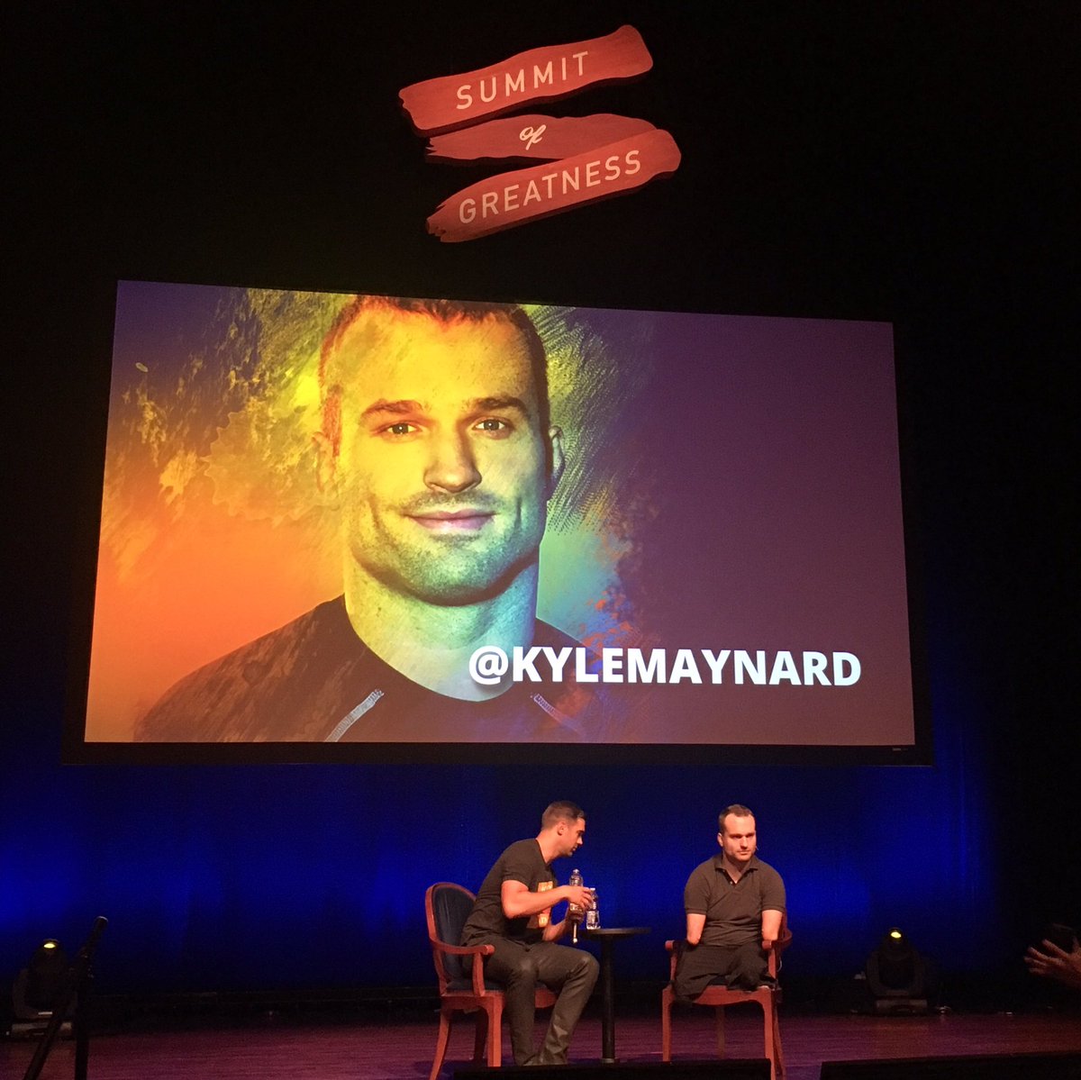 LulusList's tweet image. There are giants among us - @kylemaynard  at #summitofgreatness