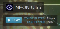 OdatNurd's tweet photo. I may have a productive day, but thanks to @pixelbarkgames #NEONUltra it won't be this day. Time to go play some more. https://t.co/jhHfPm8qMy