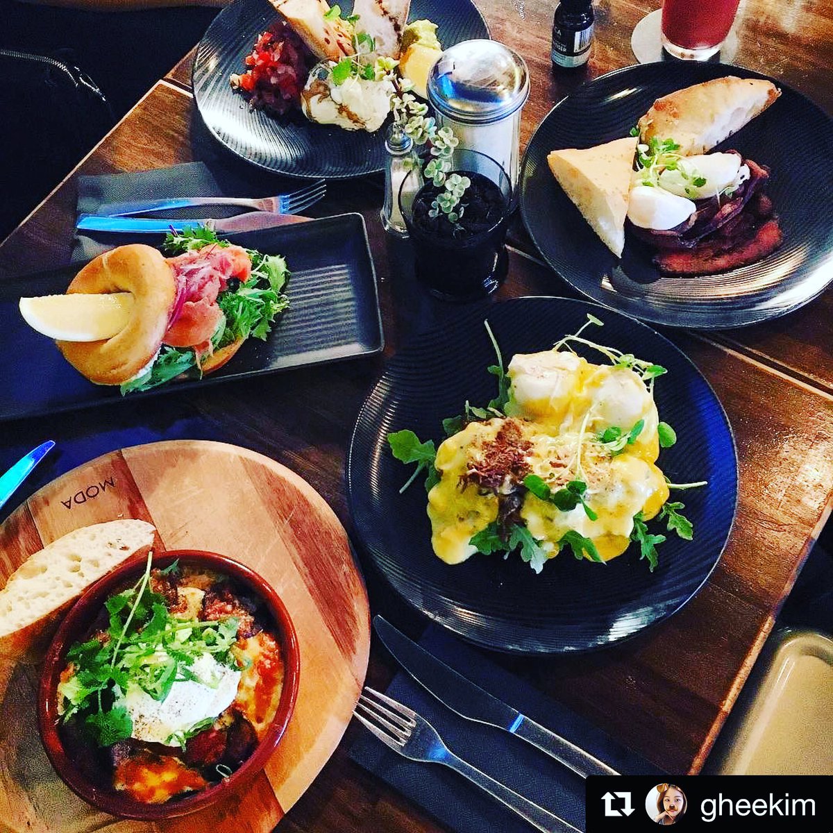 Our Breakfast Game is strong! All major food groups covered 👍😊☕️🍴🍳#thisisqueensland #goldcoast #breakfast #coffee #tribecanyc