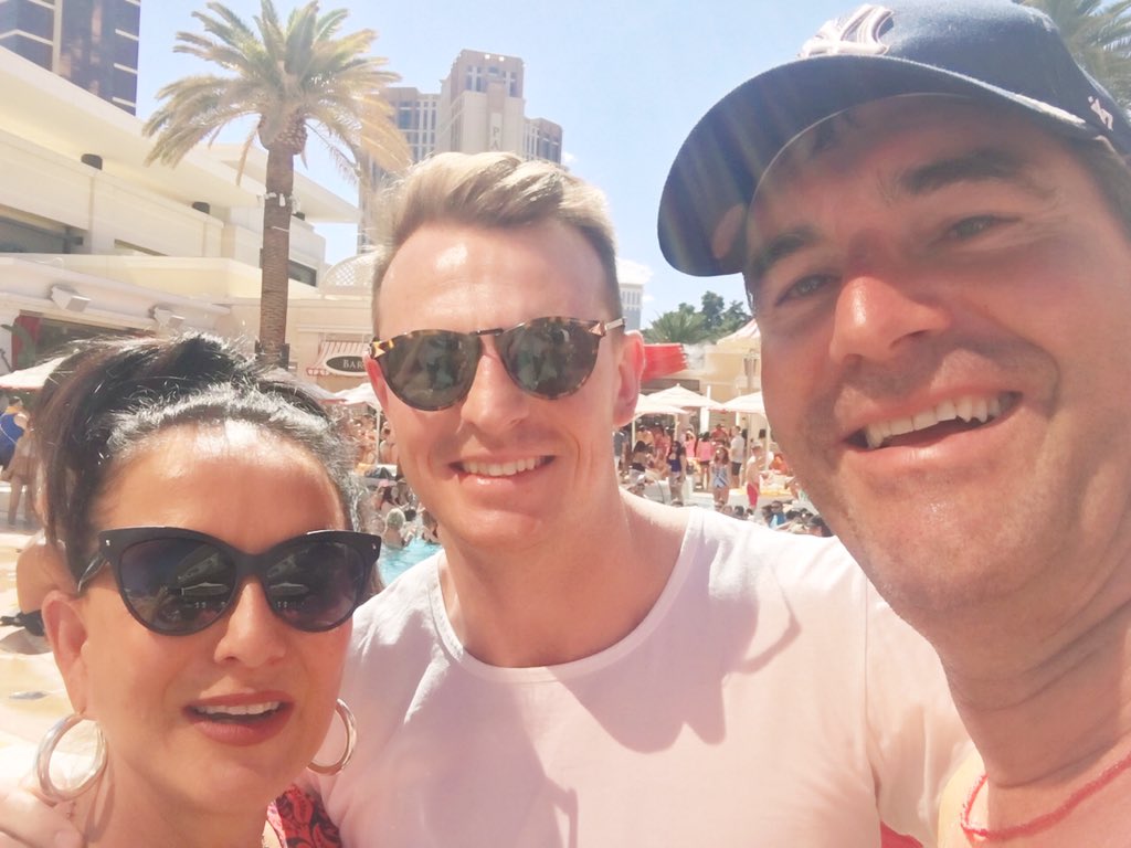 JoBlogsTravel's tweet photo. David Guetta Pool Party at Encore in Las Vegas. #BrendonGoddard #JoBlogsTravel #DavidGuetta #EssendonFootballClub https://t.co/oGHkpNkq4e