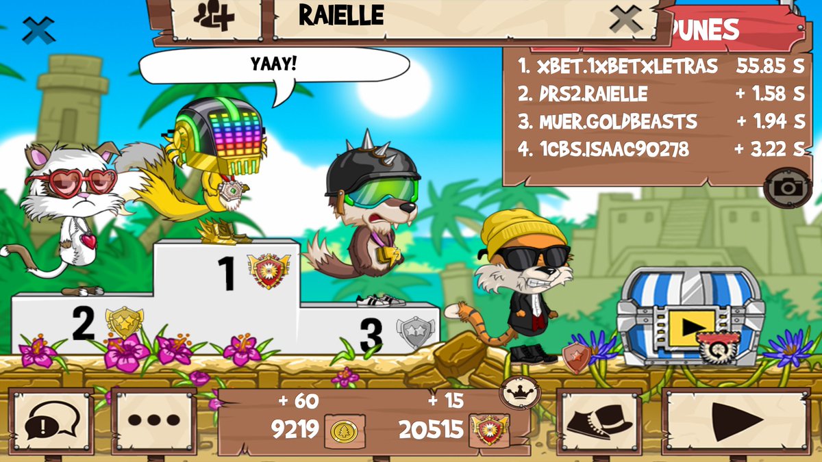 ELLETRAS1's tweet photo. Get on my level, son! #funrun2 #raielle #goldbeasts #isaac90278 https://t.co/EC2DO1aA3I
