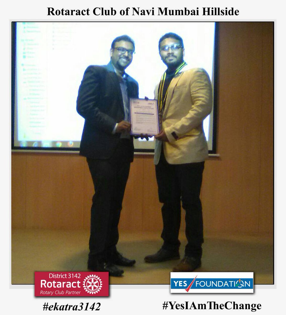 Rotaract_3142's tweet photo. #RCNMHS signs charter with DRR KaustavGhosh confirming participation for #YESiamtheCHANGE
#3142ForChange https://t.co/ShFcKU8nEe