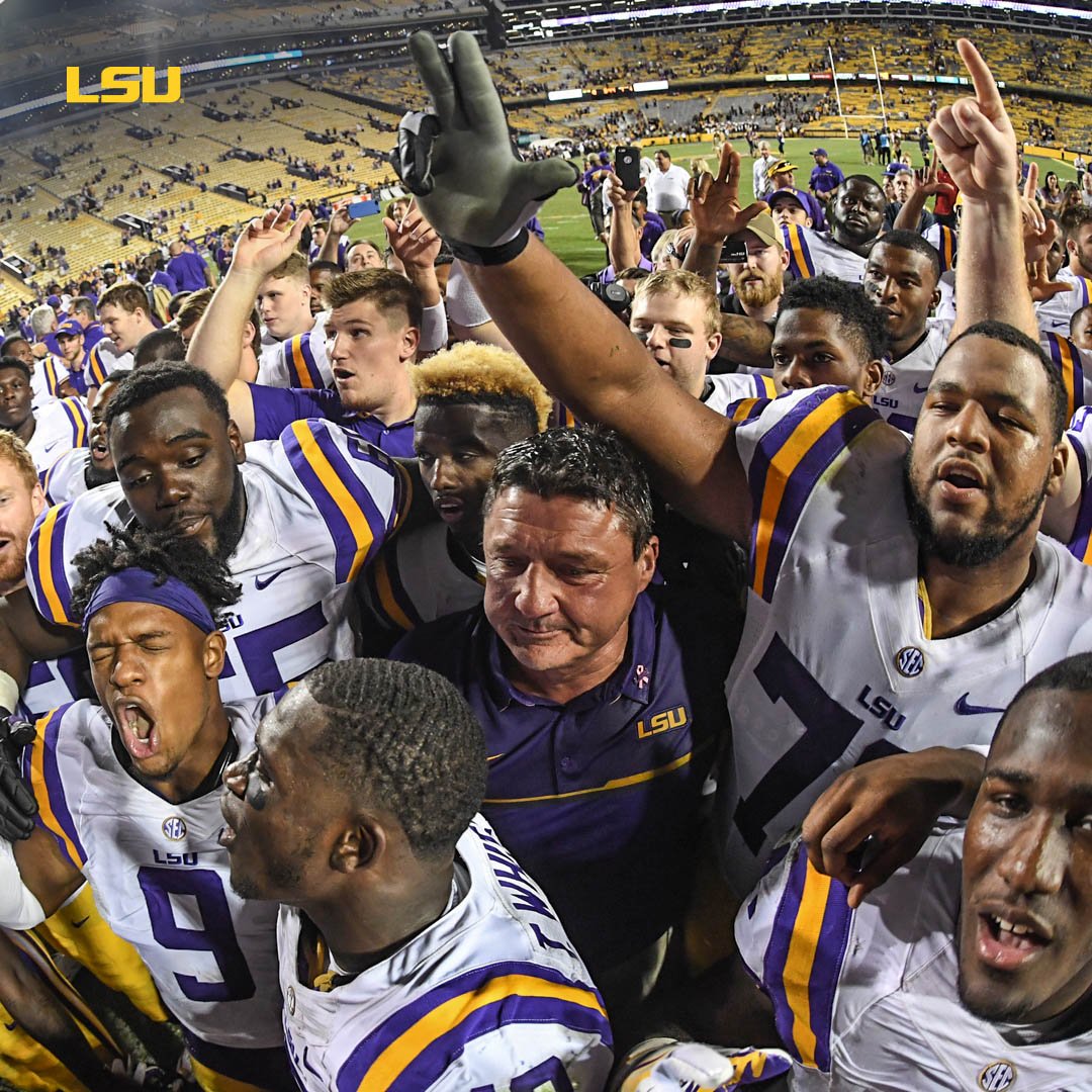 "The whole week you could feel the state of Louisiana on fire. I'm proud of Louisiana. This is how it's supposed to be."
- <a href="/Coach_EdOrgeron/">Coach Ed Orgeron</a>