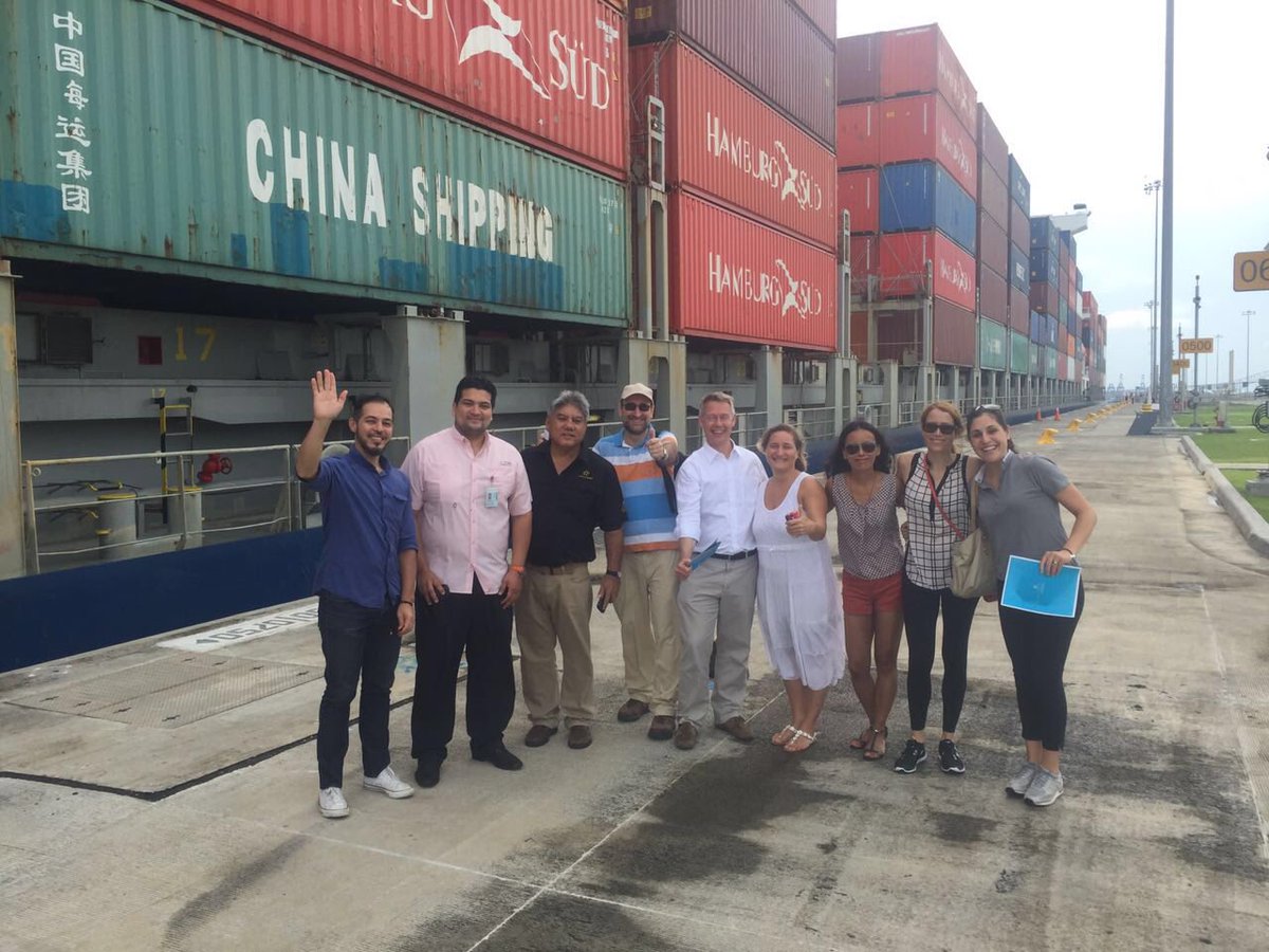 johnhay8888's tweet photo. Following Latin American & Caribbean Carbon Forum, visited @thepanamacanal with @Svenningsennic and other @UNFCCC colleagues #LACCF2016 https://t.co/25mRf23KNY