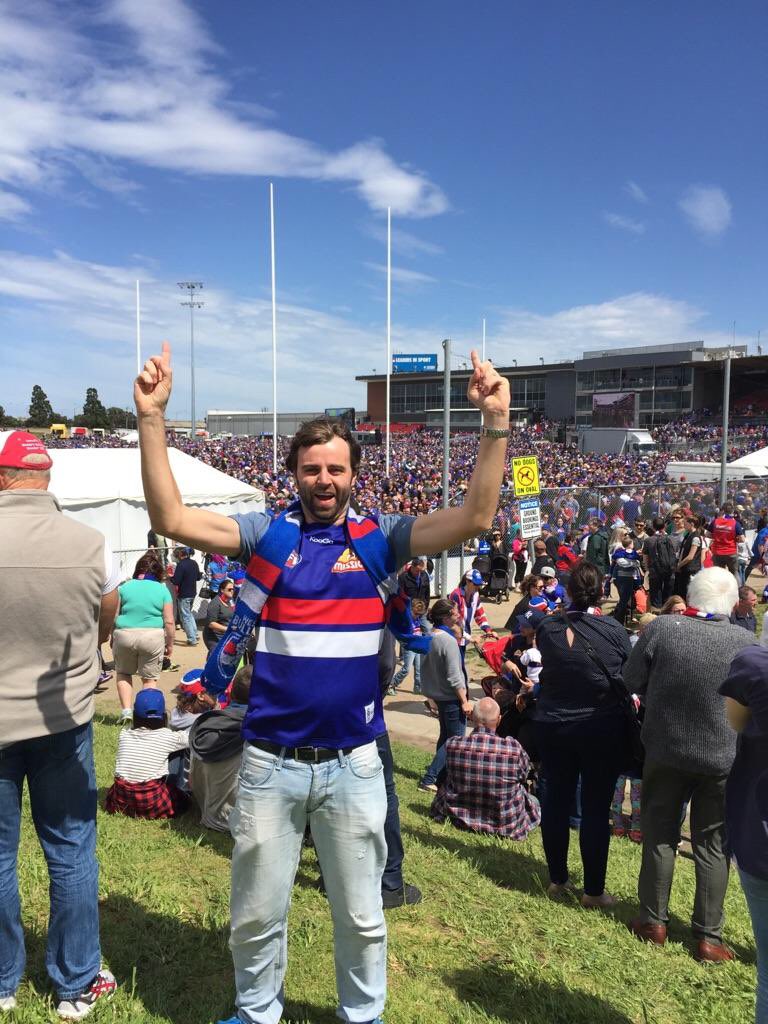nathanmaddock's tweet image. Yesterday was the greatest day ever. Beyond my wildest dreams. Bulldogs! #bemorebulldog #believemorebulldog #AFLGF