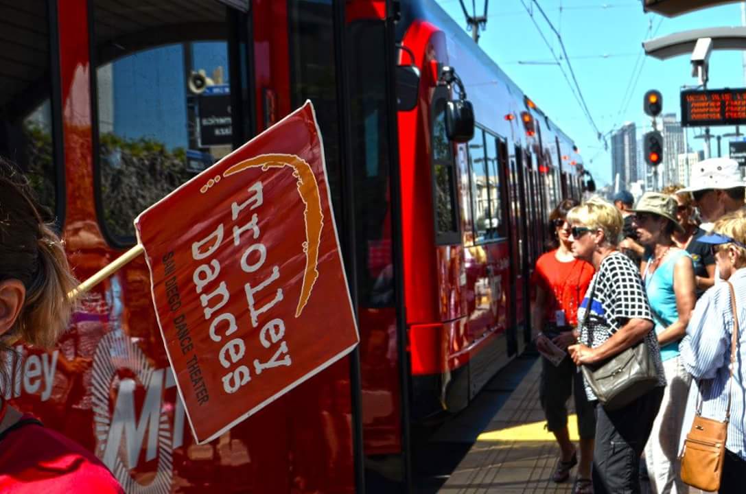 sdfringe's tweet photo. @SDDanceTheater's Trolley Dances - ONE DAY LEFT! If you're into having an artsy adventure, you MUST SEE this. https://t.co/sR003kYnI6 https://t.co/ABtfN89fsB