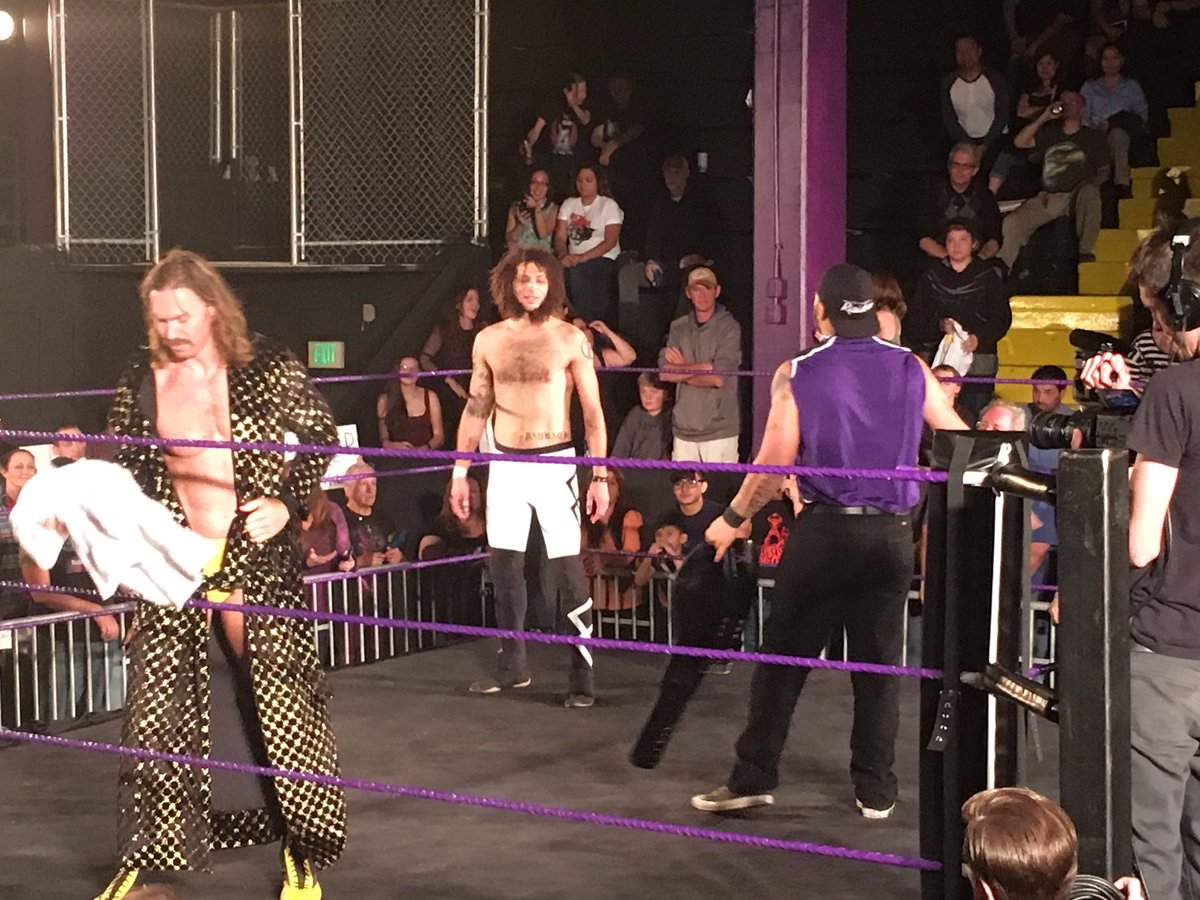 JohnMaddenTV's tweet photo. .@KingOfOldStyle vs. @KillerCurtCole in the Main Event of @THERockyMtnPro #Charged with special guest ref @GuerrillasAnaya #HuntChannelTV https://t.co/a3LcWpKxY1