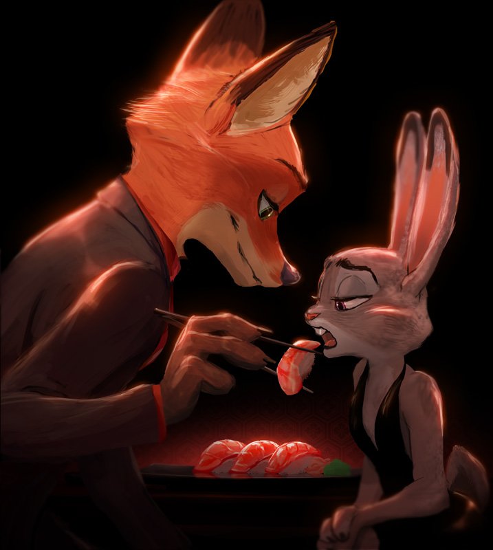 ズートピアイラスト 漫画 コラージュ