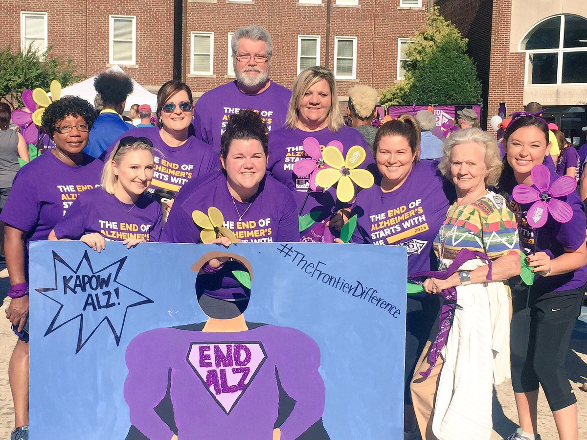 CGYorkED's tweet photo. This team of Managers are world changers! @CGatYork walked for a cause today with @AlzSC promoting #thefrontierdifference #Frontierculture https://t.co/GzT54Uh8ar