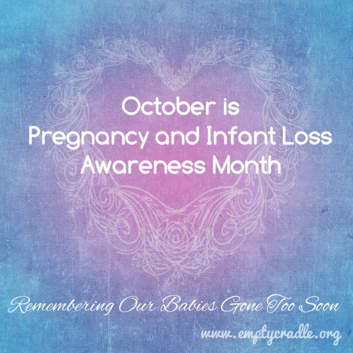 EmptyCradleUS's tweet photo. #pregnancyandinfantloss #pregnancyandinfantlossawarenessmonth #emptycradle https://t.co/aWVF5wNdfO