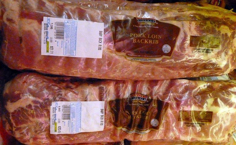 beaversuper's tweet photo. USDA All Natural Baby Back Spare Ribs 3 Pack - $2.99 lb. - "Always a Low Price!" https://t.co/4ebsK1WDyp