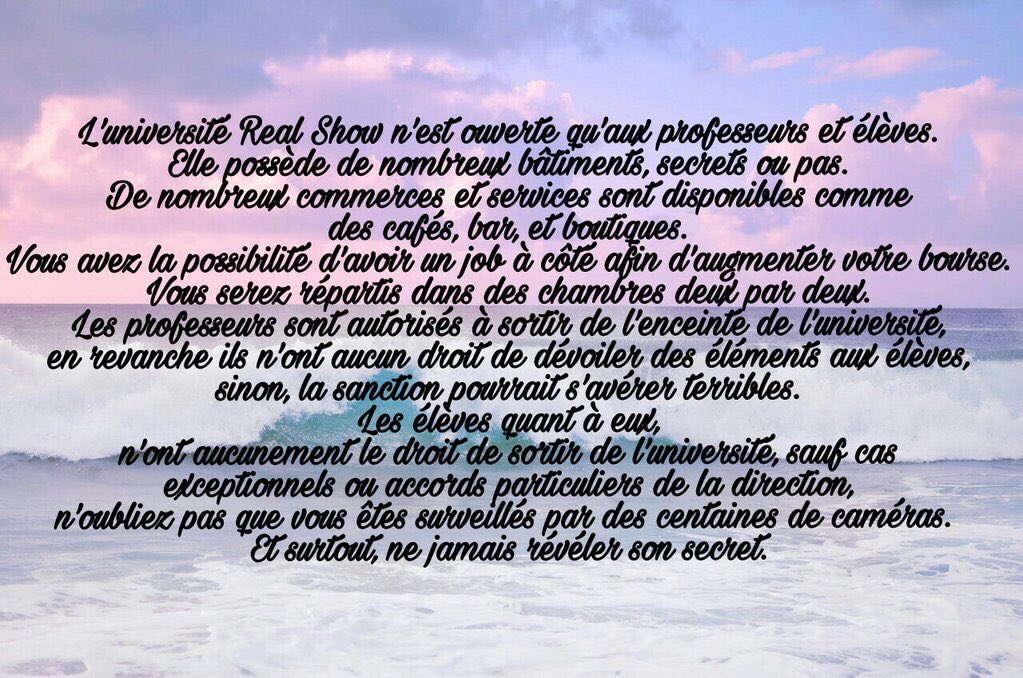 rpgrealityshow's tweet photo. CHERCHE RPG / PAS OUVERT / CONCEPT UNIVERSITAIRE . (Concept, inscription, règlement ) https://t.co/MmqvrILrz0