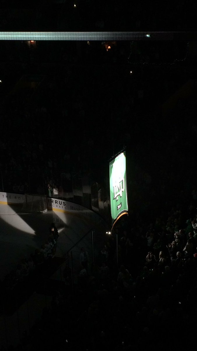 annettealbrecht's tweet photo. Awesome night @TheREA watching as @UNDmhockey #raise8 https://t.co/bK3DoNdZ04