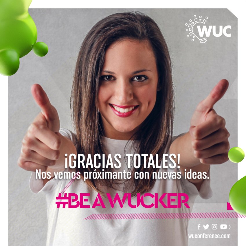 wuconference's tweet photo. Damos por terminada la 2da edición de #WUConference ¡Muchísimas gracias por todo el esfuerzo y la dedicación! ¡Hasta la próxima! https://t.co/X2hcKI1ewO
