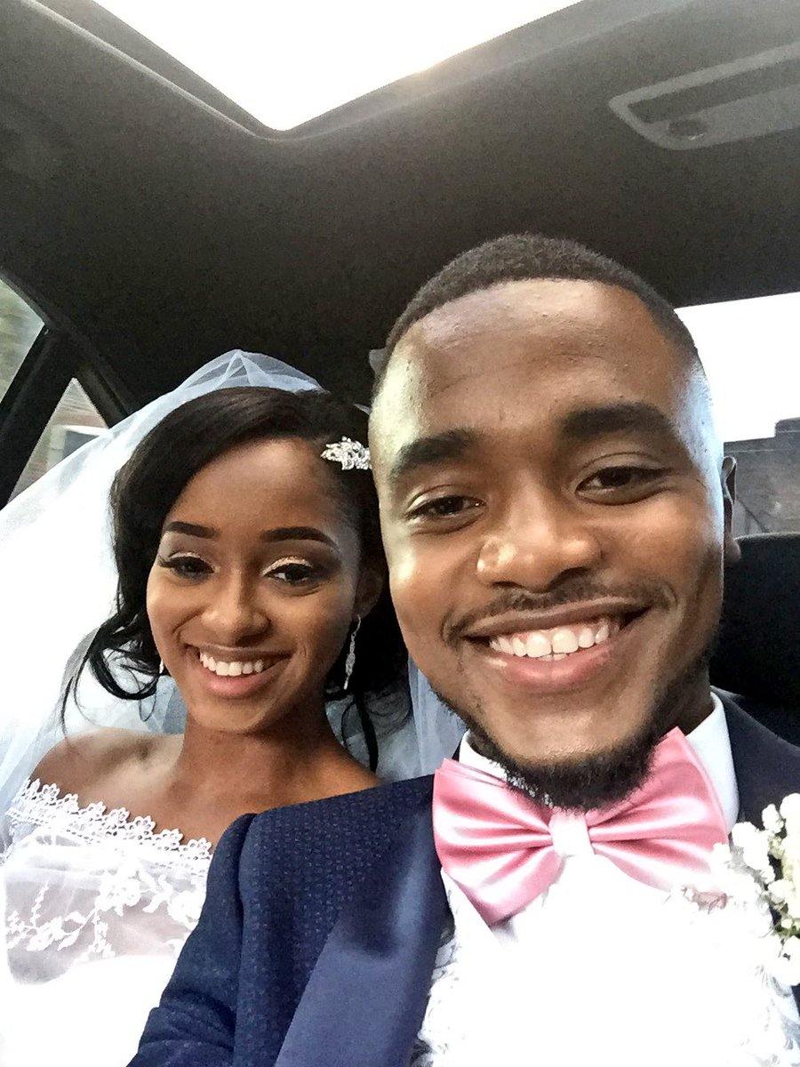 isaactendo_'s tweet photo. We now pronounce you Mr&amp;MrsTendo ❤️💍👰🏽 https://t.co/XPpO8R55s4