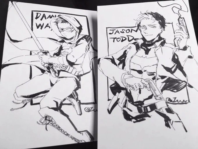 #JasonTodd #DamianWayne 
red hood&amp;robin 