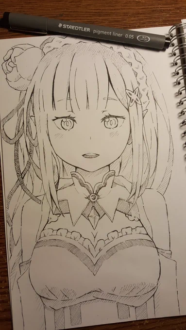 Late but here is it~ I will miss re:zero ??
#inktober #inktober2016 #rezero 