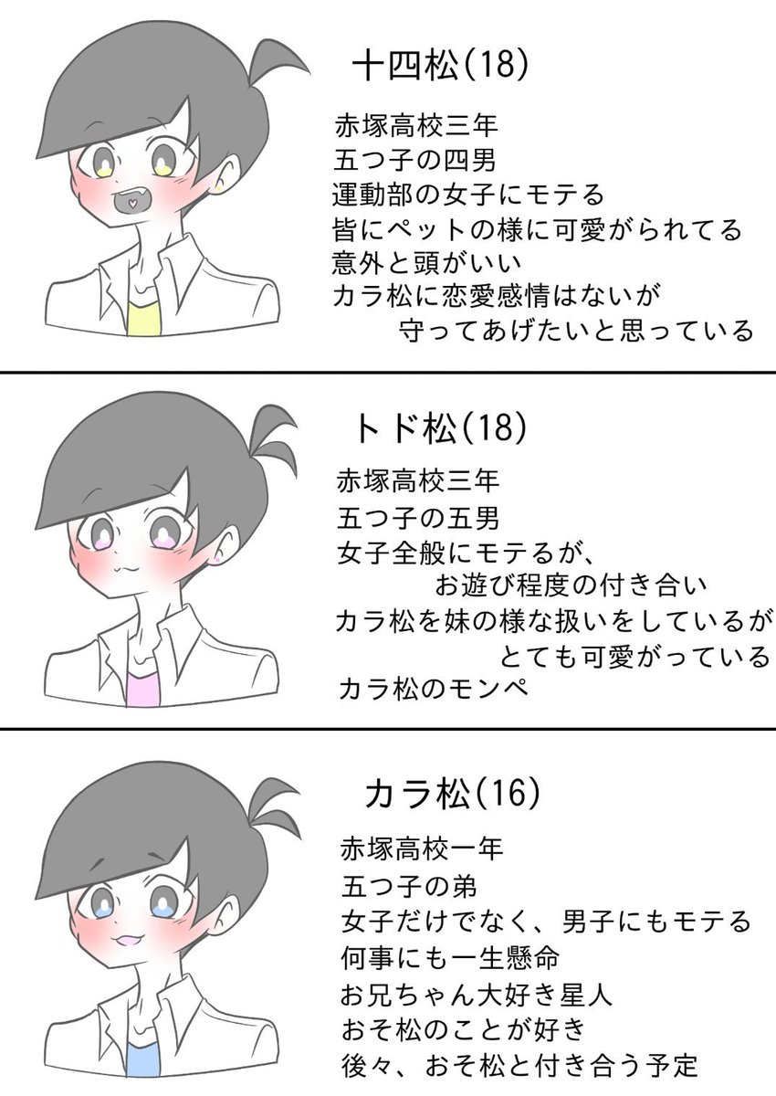ログアウトします Sur Twitter 0312bluesky まじそれな カラ松愛されはまじほんわかする たまに ヤンデレもあるけど うん どっちも好き Www Twitter