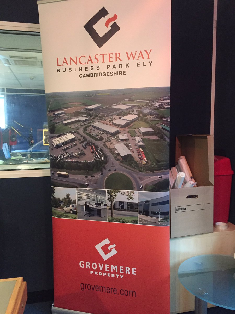 thebhub's tweet image. Here's the arial view of @GrovemereP Lancaster Way business park in Ely which we just mentioned on the show...#ely #business