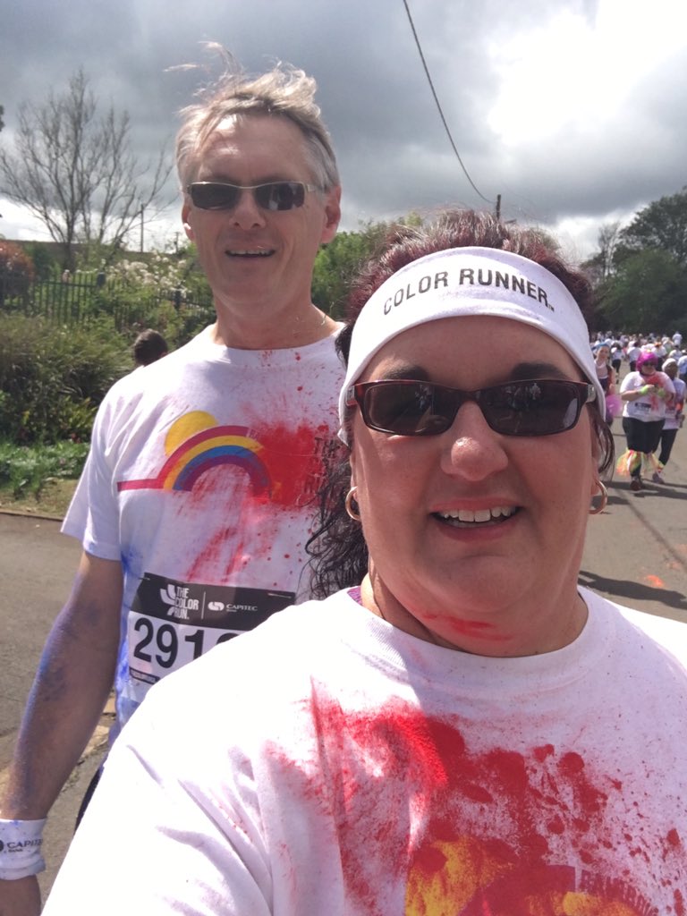 CandicePiek's tweet image. #colorrun2016 @thecolorrunsa with @medihelpsa #medihelpfunfithealthy