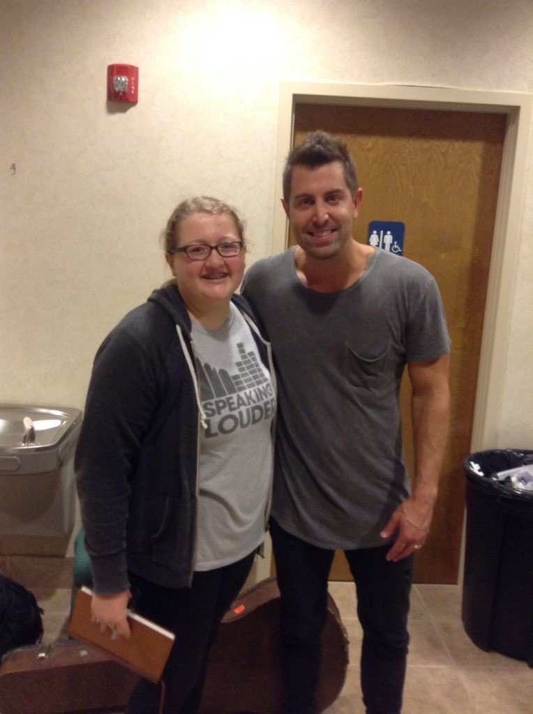 katelyn_benton's tweet photo. Thank you for tonight! It meant so much to actually meet you after 4 years of being a fan. #IWF2016 #teamJesus https://t.co/46qjzSpL21