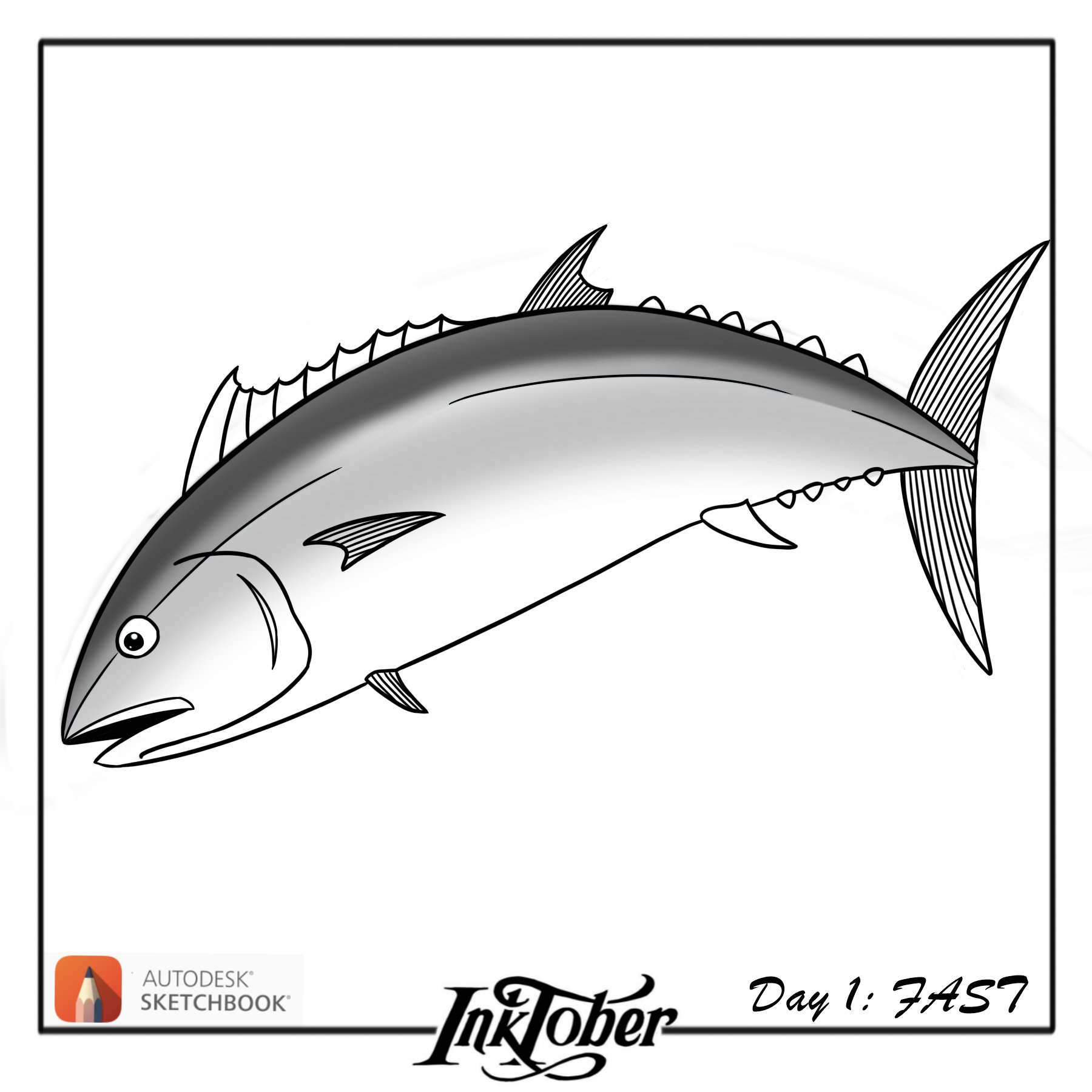 Inktober Tuna Challenge
