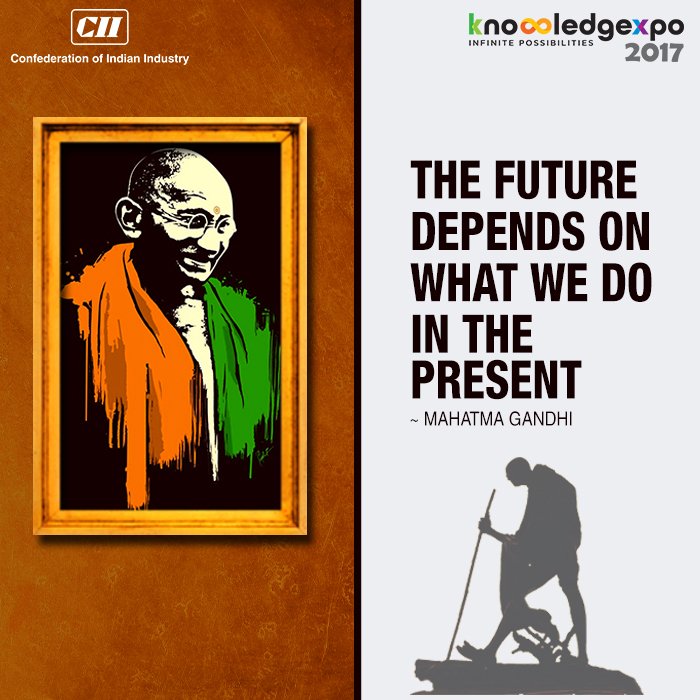 CIIKnowledgexpo's tweet photo. Happy #GandhiJayanti  
#MahatmaGandhi https://t.co/881yrgC01i