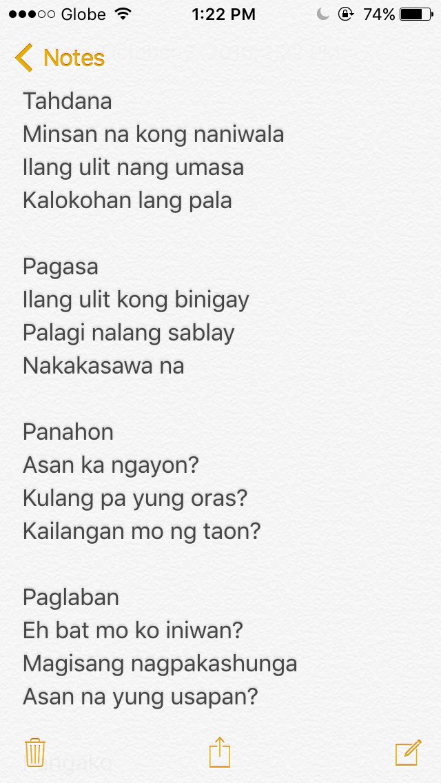 Text Example Tagalog Sample Of Tagalog Quotes