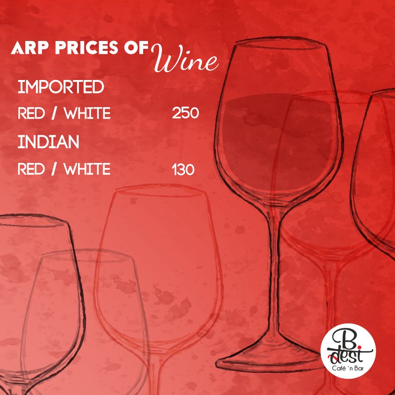 BDesiNaviMumbai's tweet photo. Grab your Wine glass at prices that will make you ask for more! Avail #ARPOffer @BDesi CafeNBar
#NaviMumbaiFoodies https://t.co/jwdNm1jyt1
