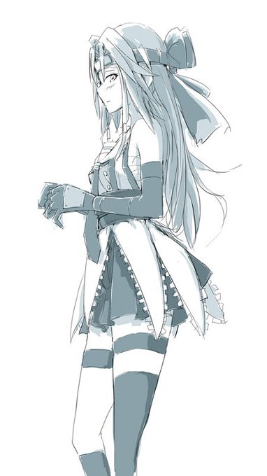 神通のスカートも黒がいいなあ 