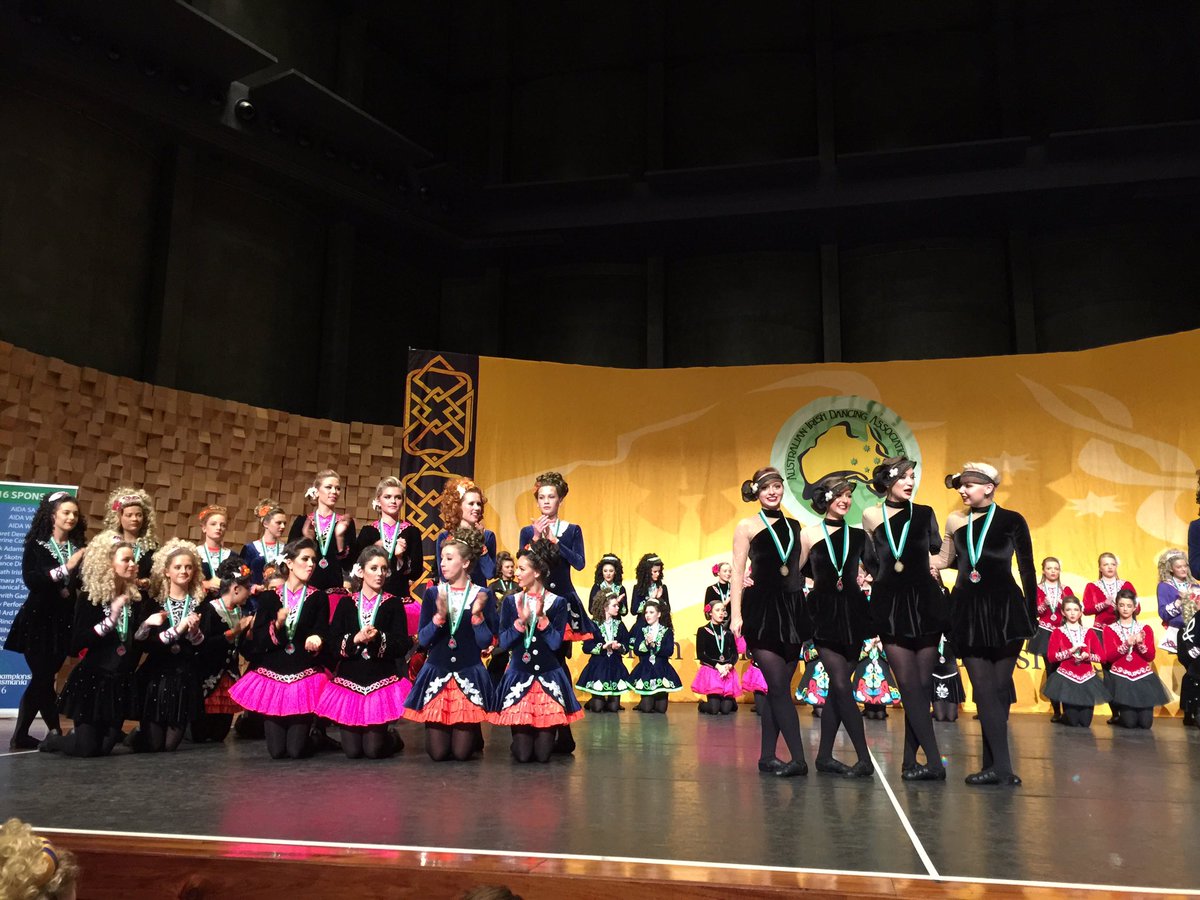 aidalivecomm's tweet photo. Congratulations to McAleer from Victoria who are the Under 18 Girls 4 Hand Ceili Champions #AIDC2016 https://t.co/yrqK9ay9Z8