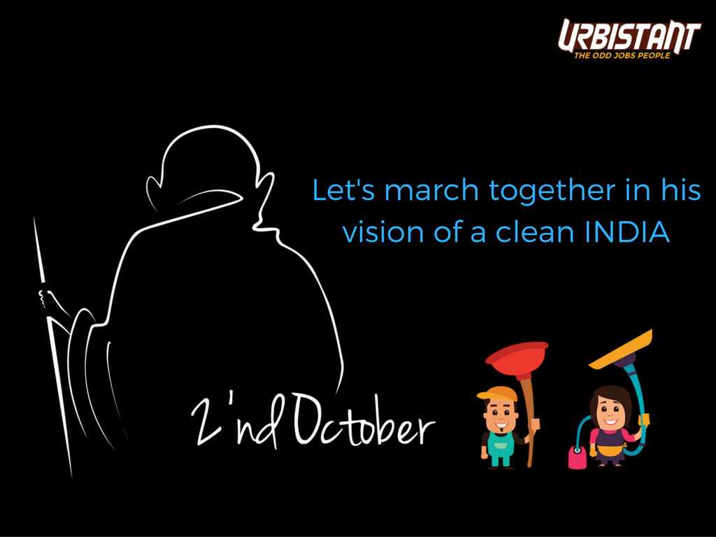 Urbistant's tweet photo. "The best way to find yourself is to lose yourself in the service of others." - Mahatma Gandhi #GandhiJayanti #Urbistant #Chennai #Service https://t.co/u46GtFlL5l
