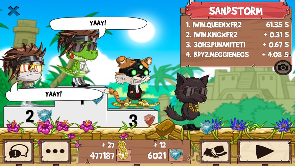 ALOHAxFR2's tweet photo. Having a blast @ #funrun2 #QUEENxFR2 #PUnaniTETI #MeggieMegs https://t.co/GnEocoLcTx