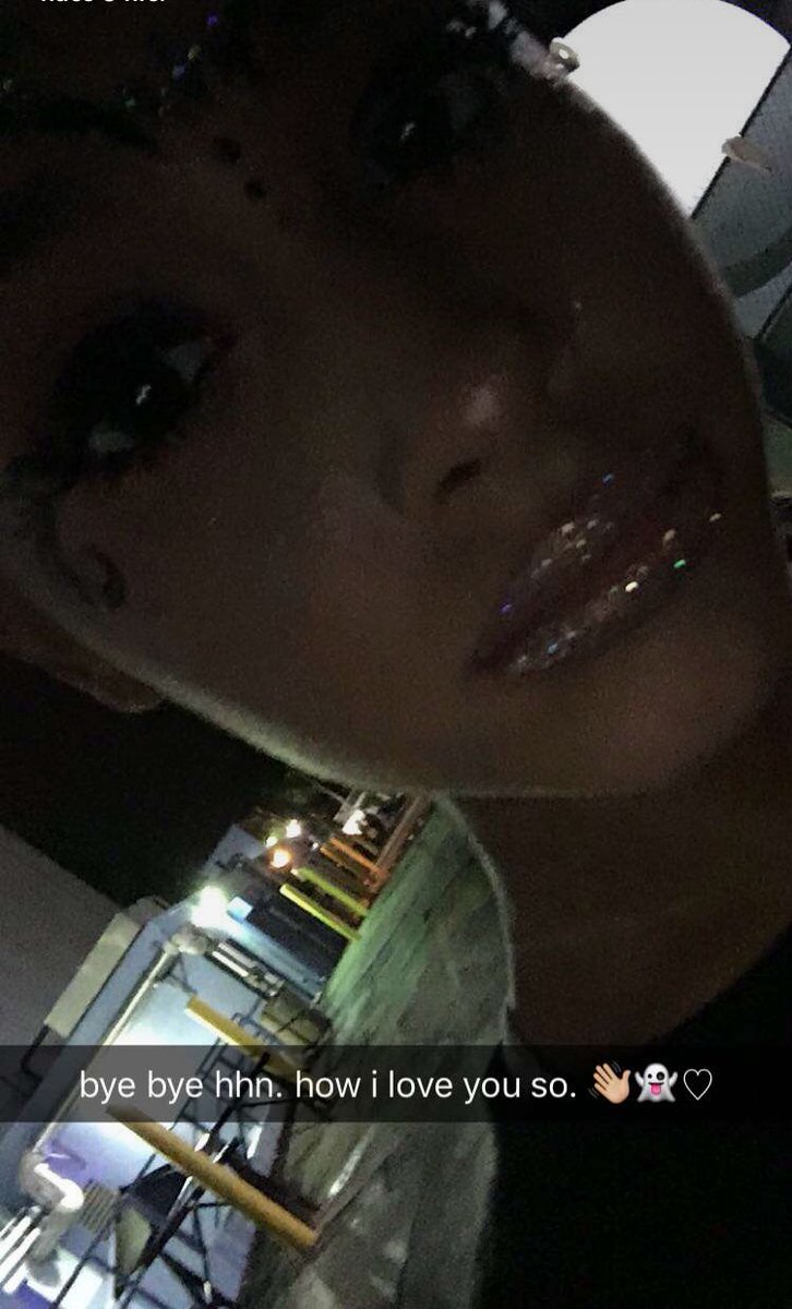 -VIA SNAPCHAT- Posted by Ariana Grande