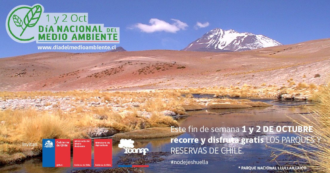 Hoy es domingo y tu cuerpo lo sabe: ven a visitarnos! Parques y reservas nacionales GRATIS #DíadelMedioAmbiente bit.ly/DiaMMA