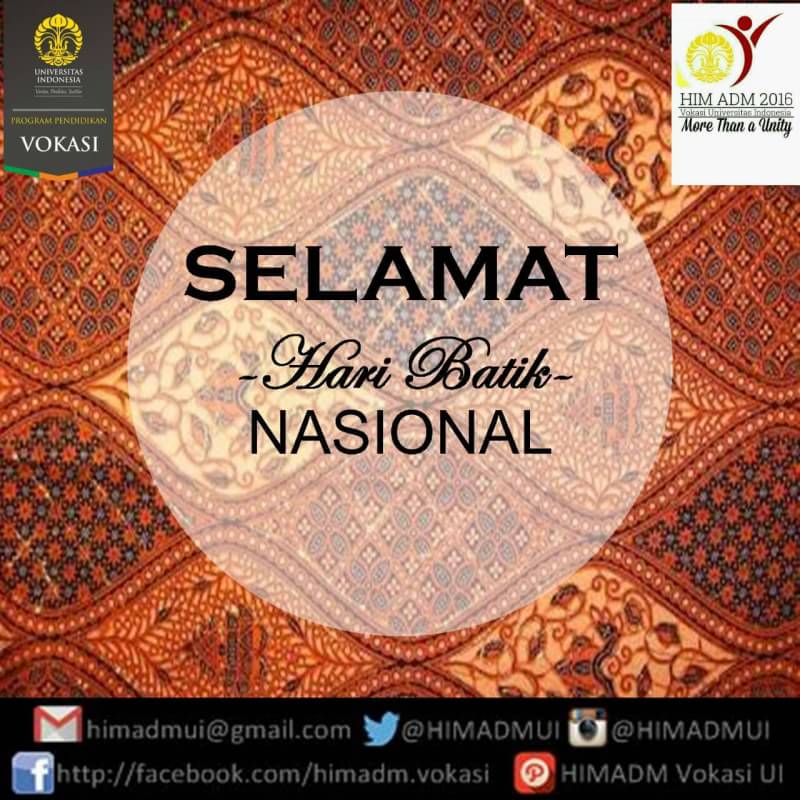 [BATIK'S DAY] <a href="/HMMIDUI/">HM Vokasi MID UI</a> <a href="/HMVA_UI/">HMVA UI</a> <a href="/HMRK_UI/">HMRK Vokasi UI</a> <a href="/HMVokomUI/">HM Vokasi Komunikasi</a> <a href="/HIMTAUI/">HM Vok Pariwisata UI</a>