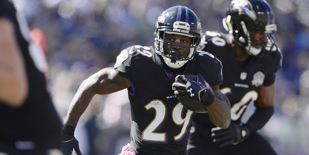 theScore's tweet photo. Ravens reportedly benching Justin Forsett in favor of Terrance West. https://t.co/D0E4lmW6aR https://t.co/Uhpw26pPVu