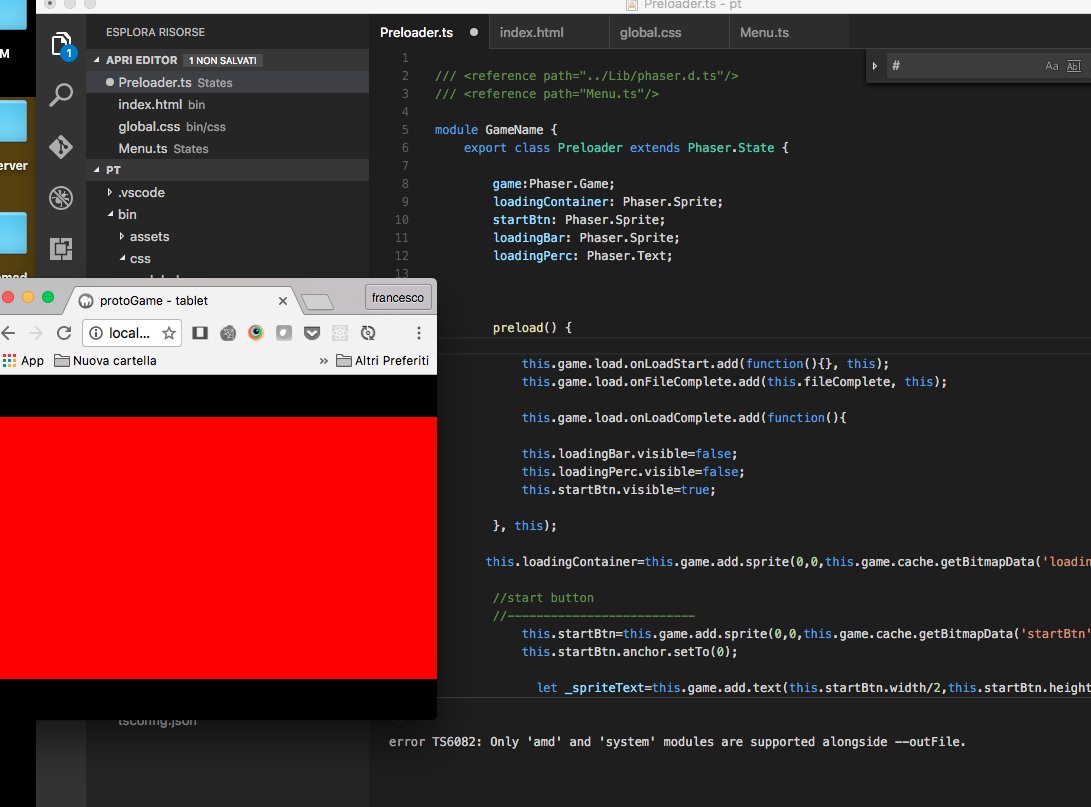 zeroottonove's tweet image. Morning with nice #arduino event @Virvelle ...Afternoon with #TypeScript &amp;amp; @PhaserJs ... what in the evening?!? #redscreen #gamedev