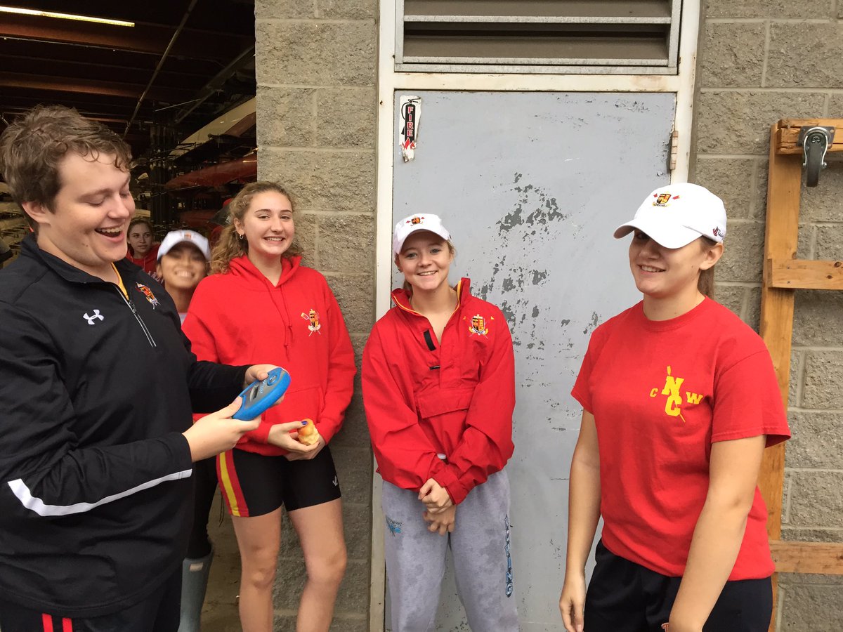 CWNCrew's tweet photo. At th boathouse and ready to row #HOTO2016 https://t.co/WvJFoEBiOs