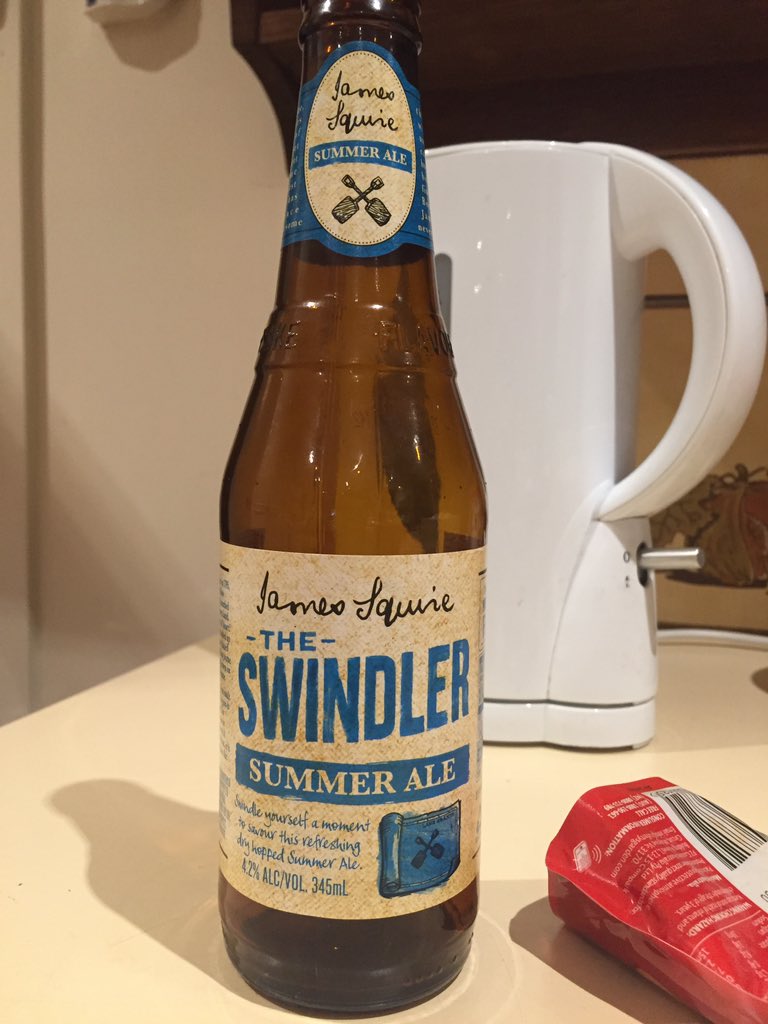 bigmuzzy90's tweet photo. @jamesmawer Lovely stuff! If you can get you hands on this stuff give it a go! #delightful #JamesSquire #TheSwindler https://t.co/3yVkygOOoT
