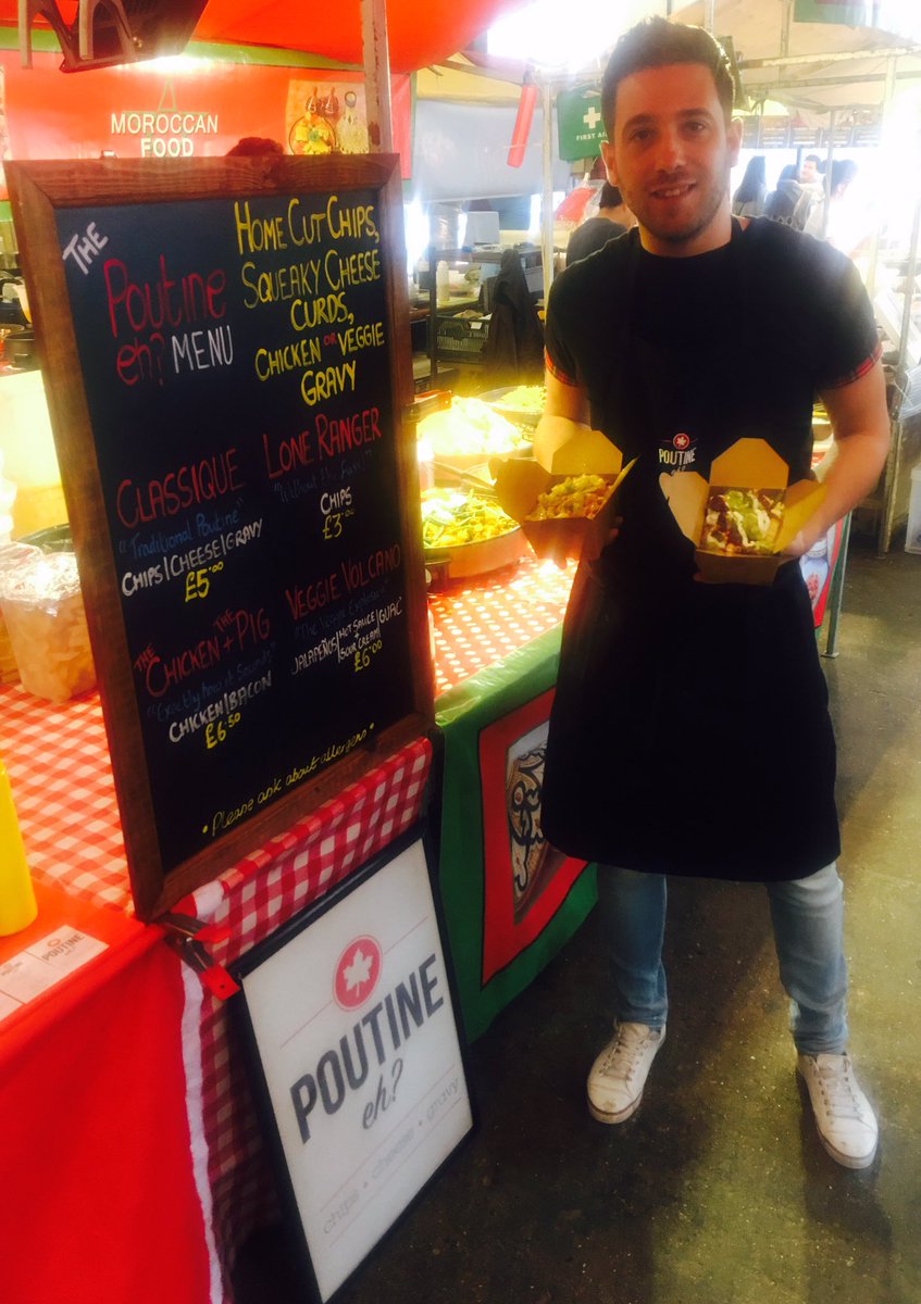 PoutineEh's tweet image. Only 3 more hours to come and get your yummy #poutine ! @trumanbrewery Sunday Upmarket. Come and cure those hangovers! #bricklane