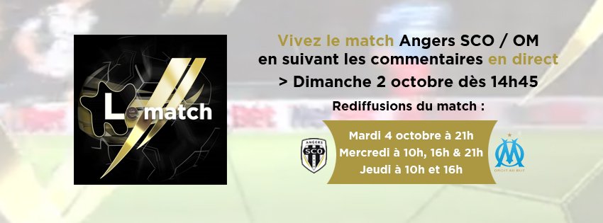 [LIVE #SCO] Suivez les commentaires en direct autour du match #SCOOM dès maintenant sur notre antenne et angers-tele.fr