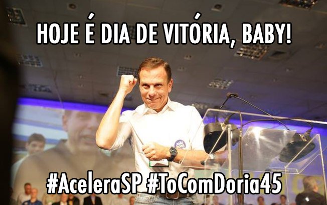 jo_dasgalaxias's tweet photo. Já repeti umas 45 vezes, mas... Hoje é dia de vitória, baby! #AceleraSP #DiadeVitoria45 #ToComDoria45 https://t.co/FzCVRfAAnv