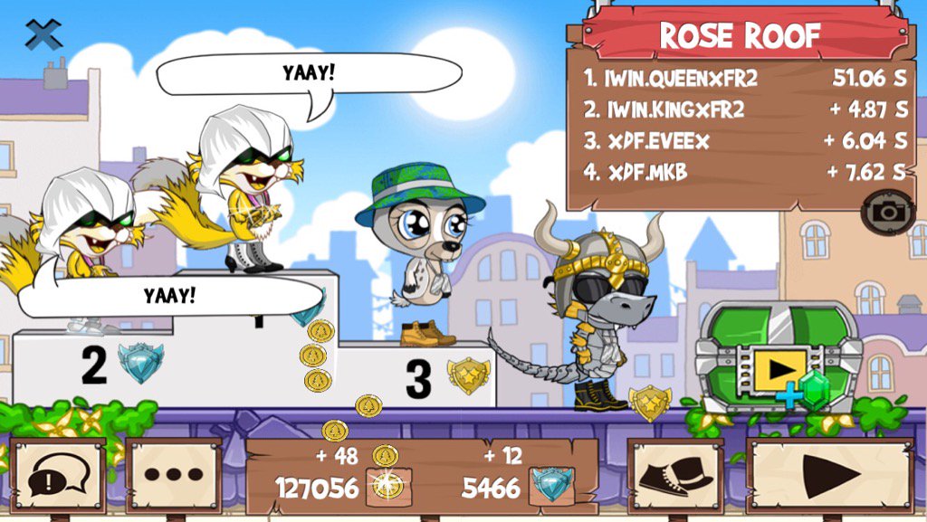 D1AMONDSFR2's tweet photo. I just beat a golden fox! #funrun2 #KINGxFR2 #Eveex #mkb https://t.co/s47qbPElWX