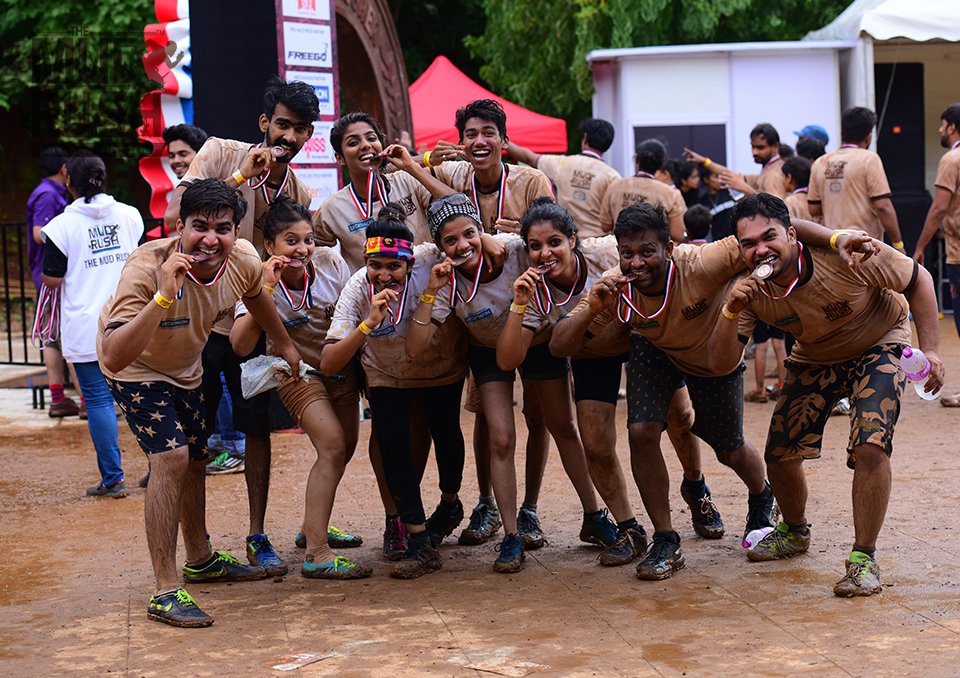 TheMudRush's tweet photo. The joy of completing the mudrun! #TheMudRush2016 https://t.co/0nj9ijk01f
