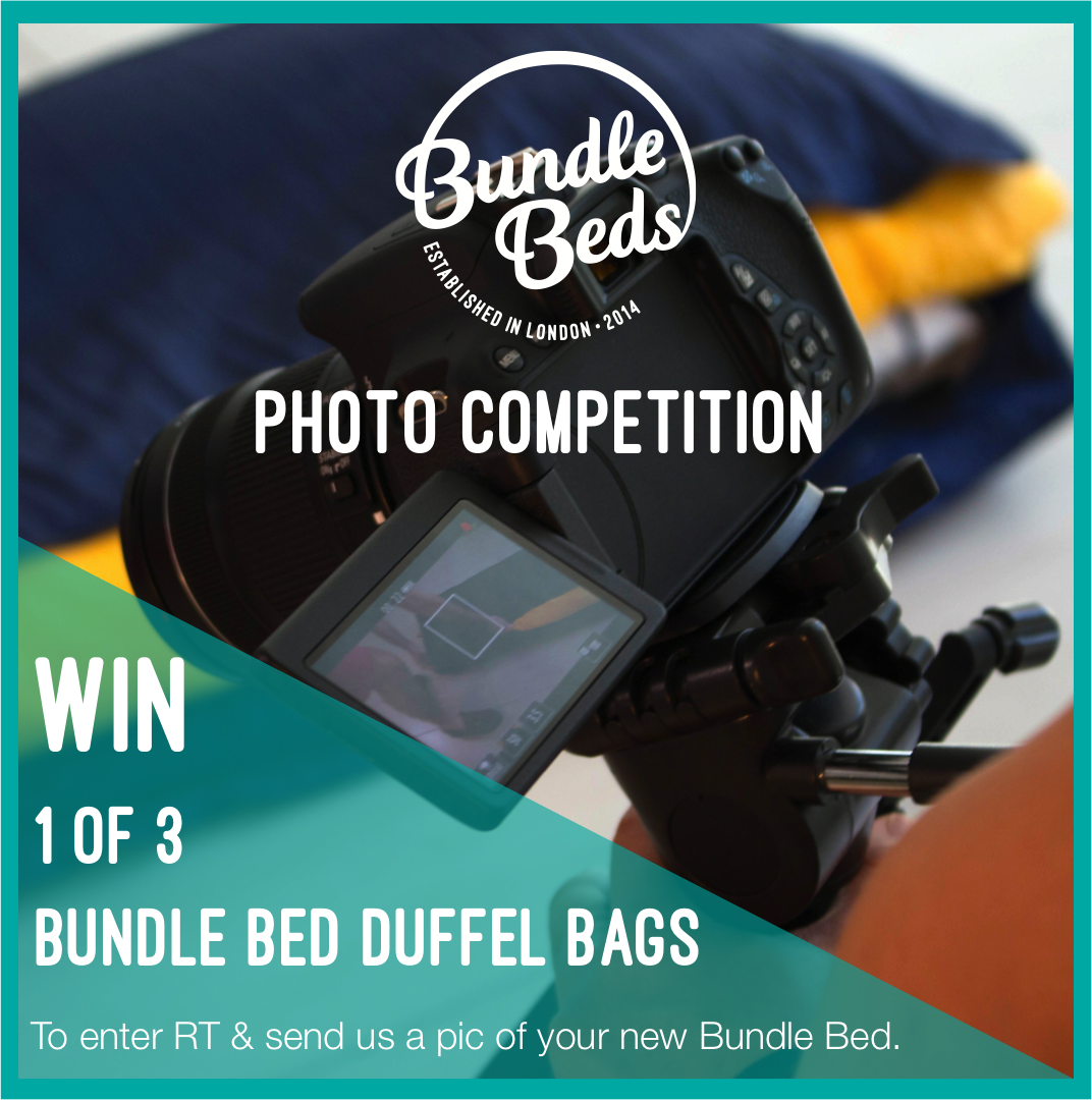 BundleBeds's tweet photo. Have you entered yet?? WIN 1 of 3 Bundle Bed duffel bags... #BBphotocomp #BundleBeds https://t.co/0vh9AUCpSE